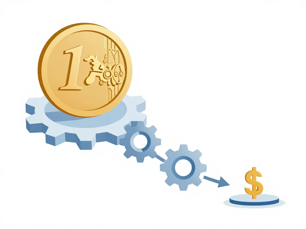 schéma étape conversion 1950 brut en net