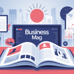 business mag en ligne illustrant la veille économique
