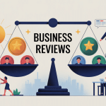 business reviews gestion stratégique entreprise illustration