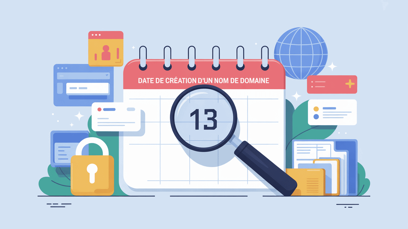 comment connaitre la date de création d'un nom de domaine image principale