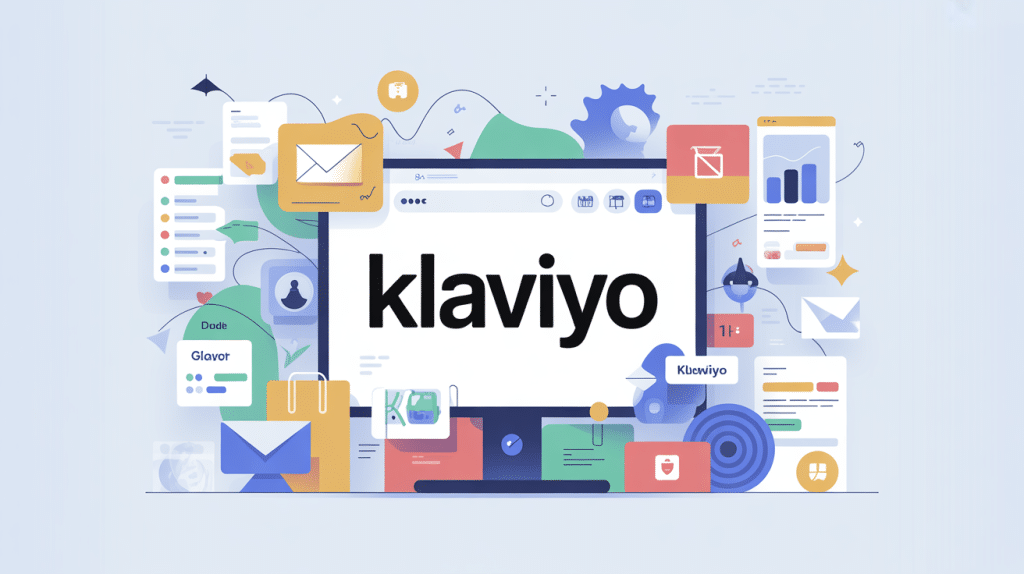 Illustration klaviyo email marketing e-commerce