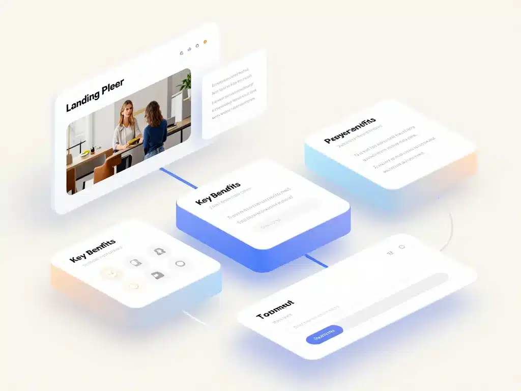 landing page c'est quoi diagramme bloc optimisé