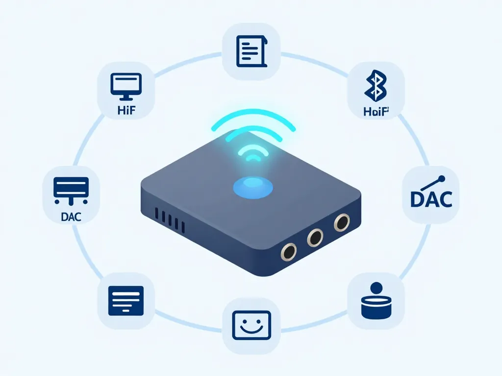 meilleur adaptateur bluetooth pour ampli hifi composants internes codec dac