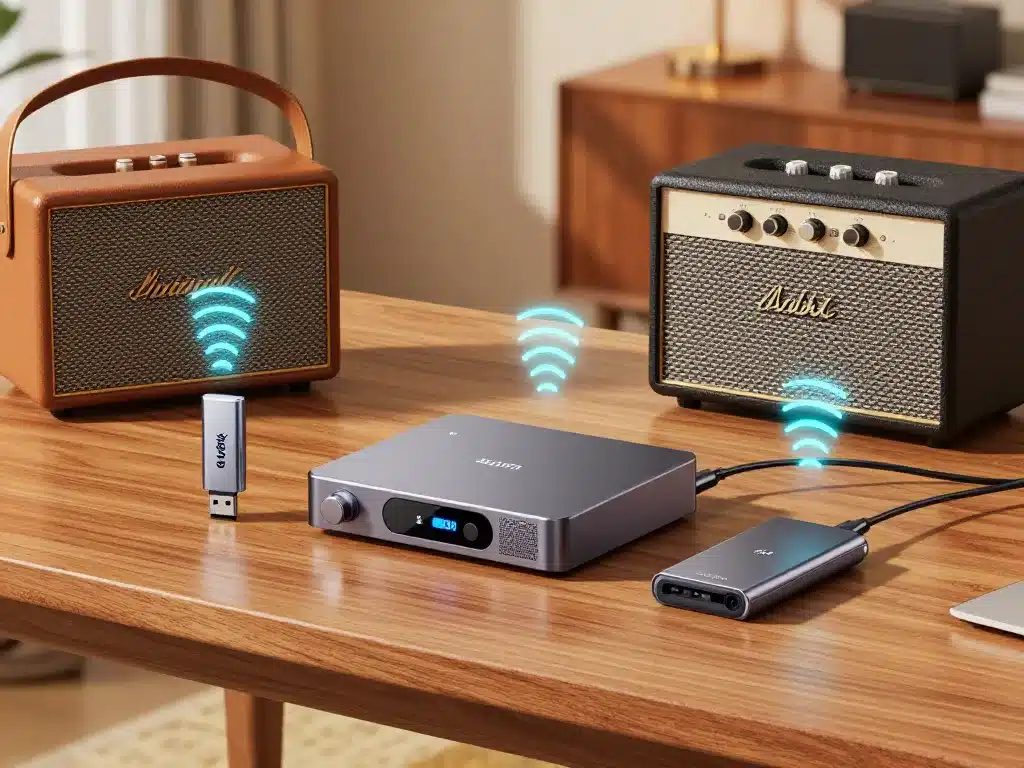 meilleur adaptateur bluetooth pour ampli hifi types sur table audio