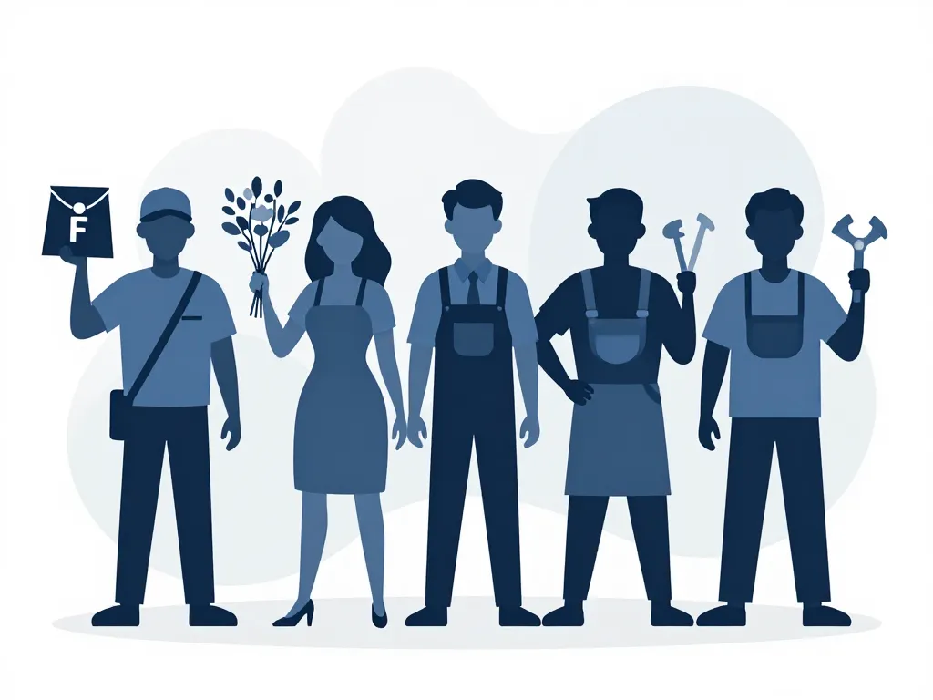 exemples métiers en f courants