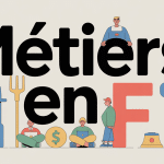 illustration métiers en f secteur diversité