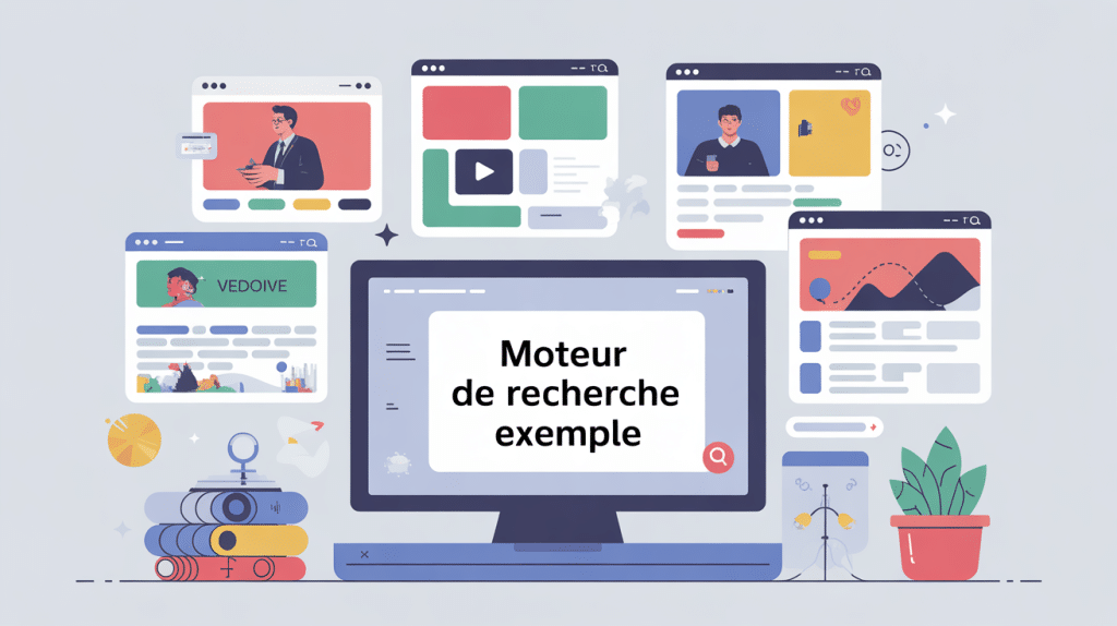 illustration moteur de recherche exemple plateforme diversifiée