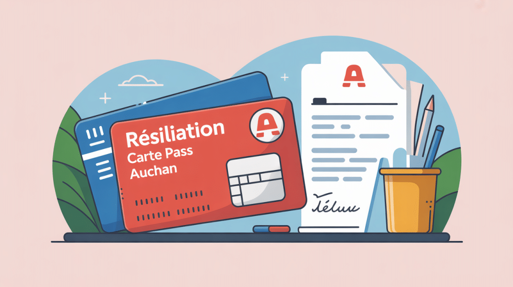 résiliation carte pass Auchan illustration conseil