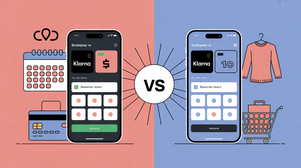 scalapay ou klarna illustration comparatif paiement fractionné