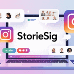 storiesig service consultation stories instagram laptop