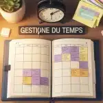 5 principes de la gestion du temps, agenda, checklist, matrice Eisenhower