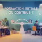 Illustration formation initiale et continue, étudiants et adultes