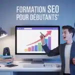 formation seo débutant illustration ordinateur graphique