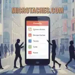 microtaches.com avis illustration smartphone tâches