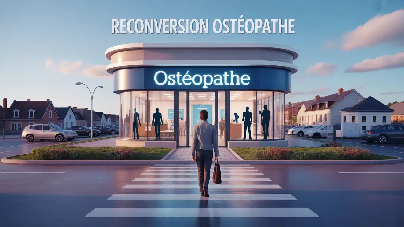 reconversion osteopathe illustration carrefour