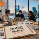 agence marketing marseille équipe en réunion