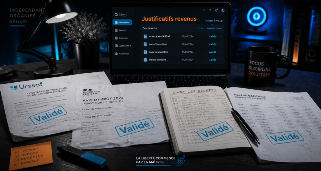 auto entrepreneur fiche de paie documents justificatifs