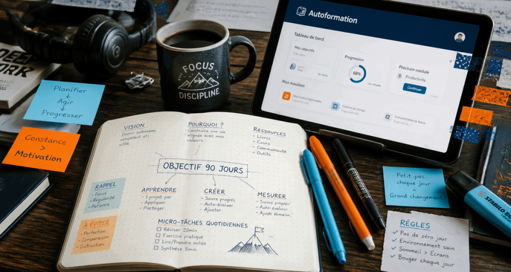 autoformation carnet notes bureau