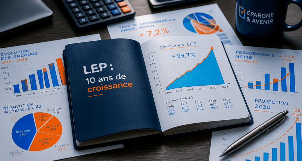 combien rapporte un lep plein sur 10 ans carnet et graphiques
