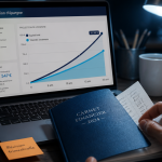 Epargne simulation graphique sur ordinateur