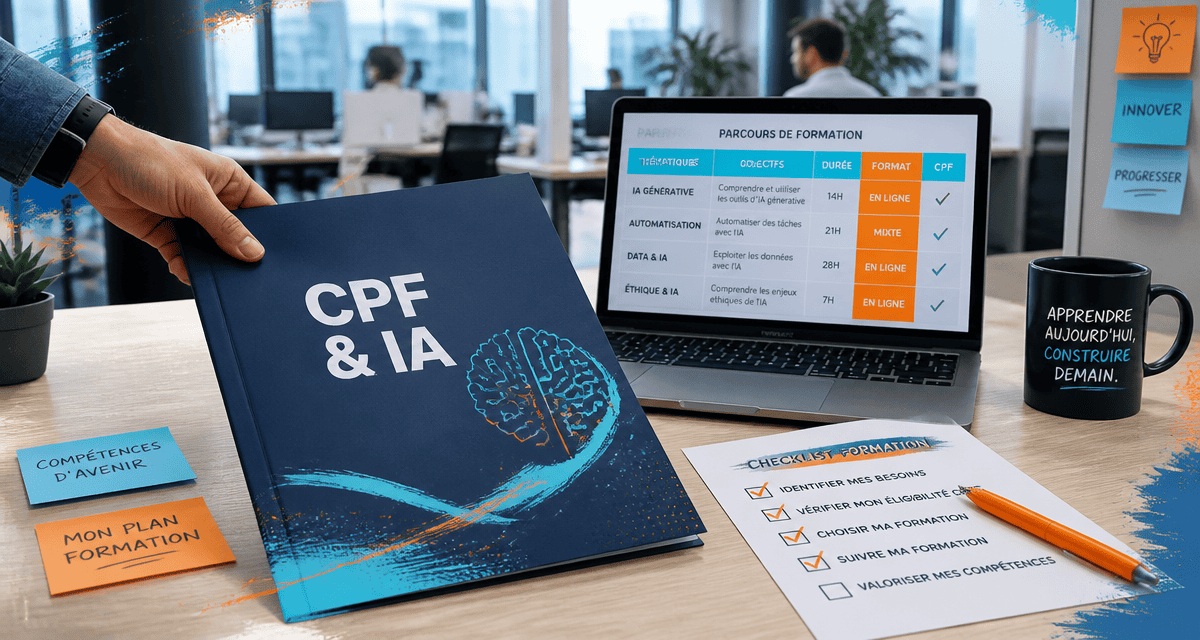 formation cpf ia dossier bleu et ordinateur