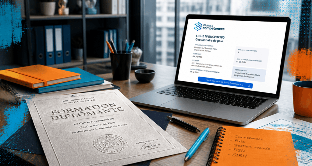 formation diplomante diplôme et ordinateur sur table