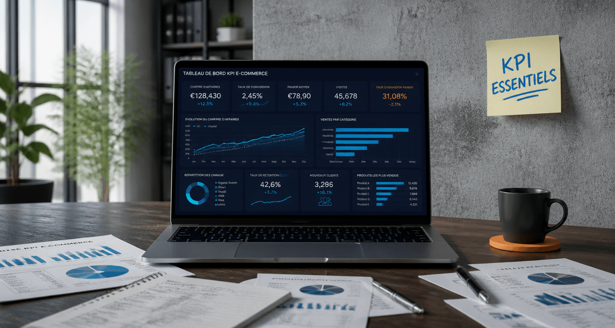 kpi e commerce tableau de bord