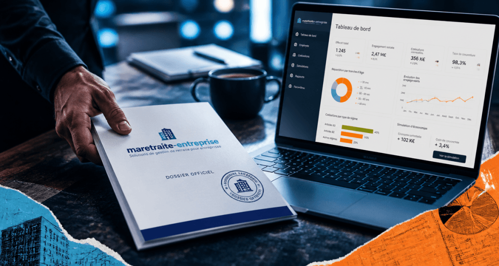maretraite-entreprise dossier retraite sur bureau