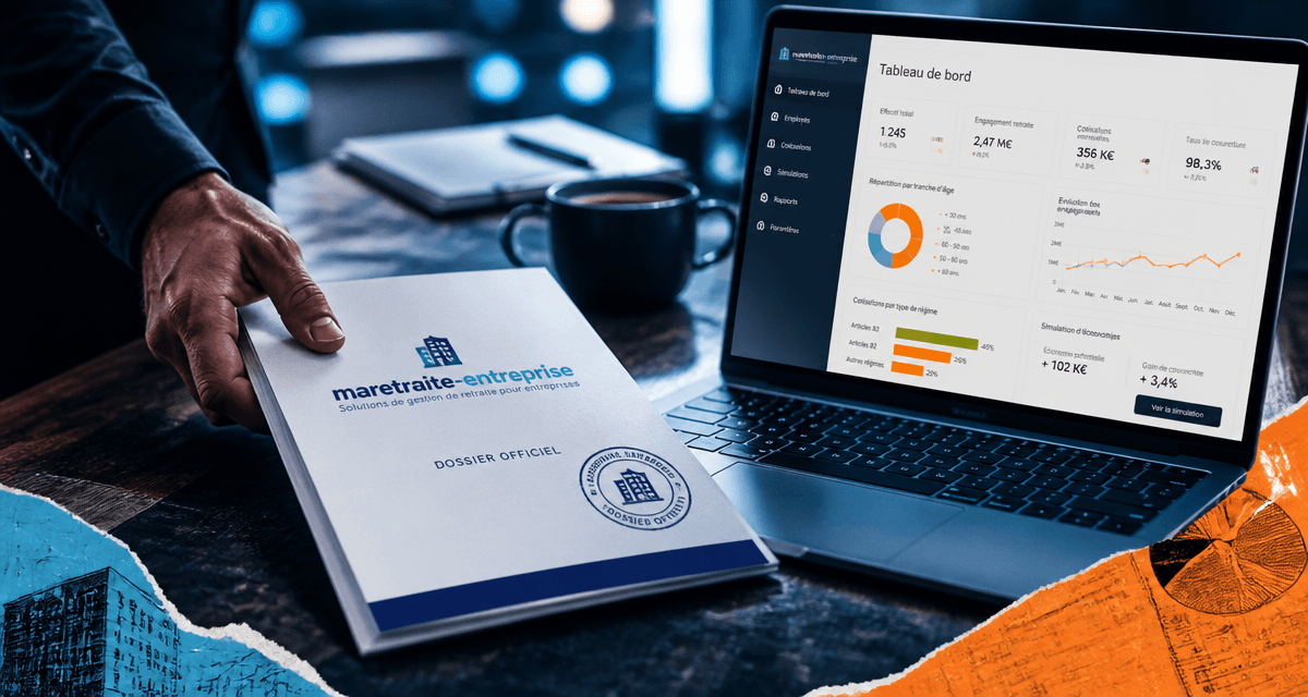 maretraite-entreprise dossier retraite sur bureau