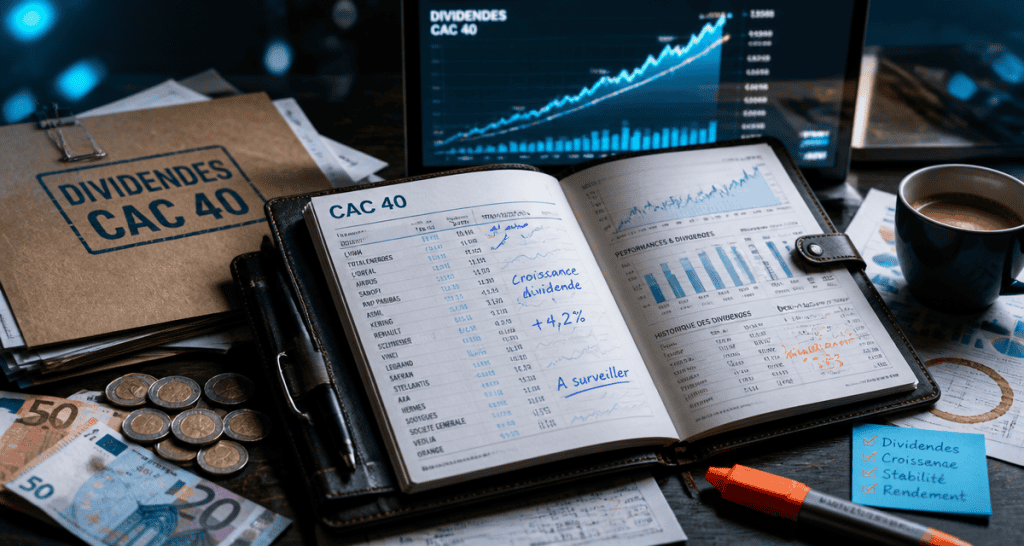 meilleur dividende cac 40 portefeuille actions