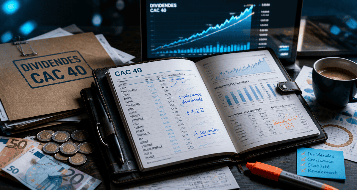 meilleur dividende cac 40 portefeuille actions