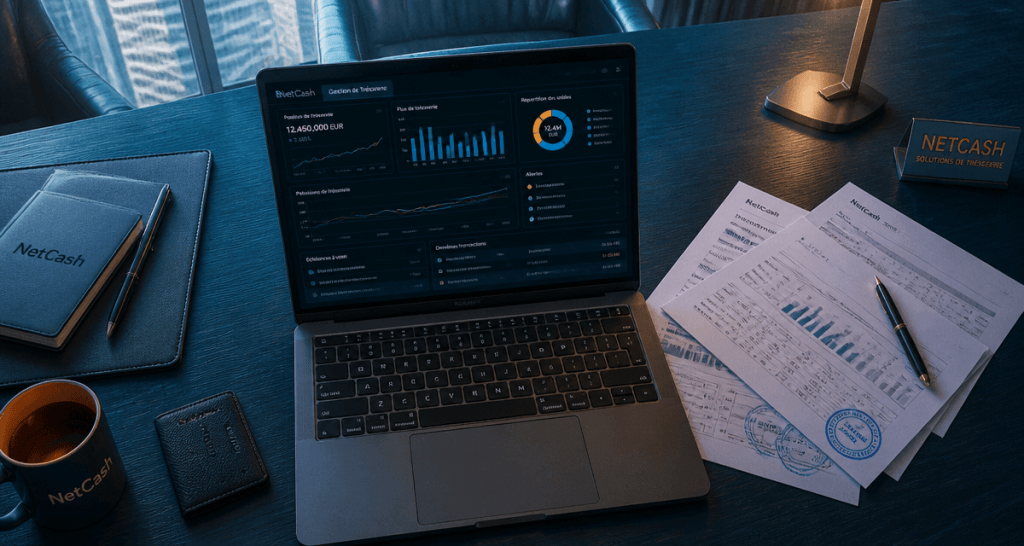 netcash tableau de bord trésorerie