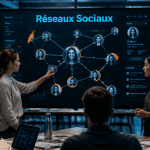 Réseaux sociaux définition, espace coworking, graphe social