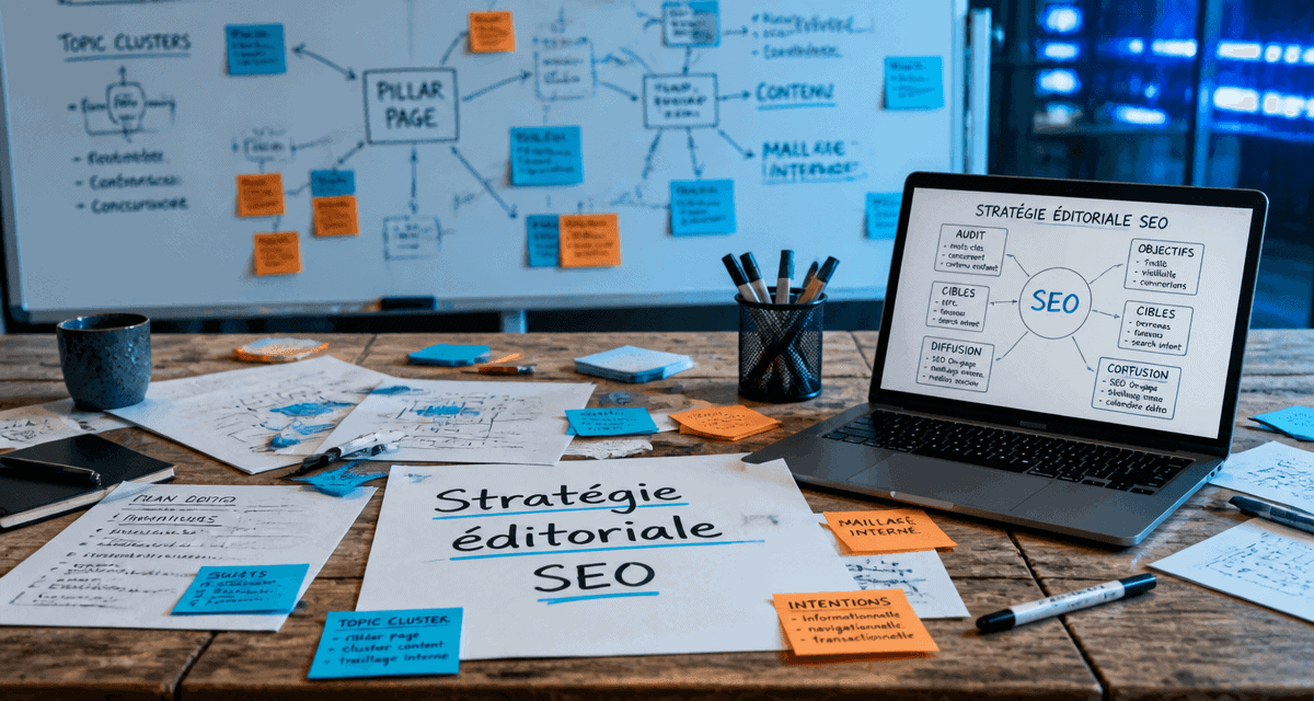 stratégie éditoriale pour le seo sur bureau