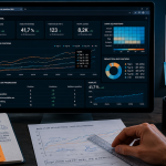 Suivi des positions SEO sur écran et graphique