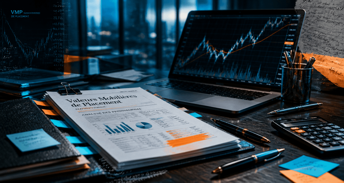 valeur mobiliere de placement sur bureau moderne