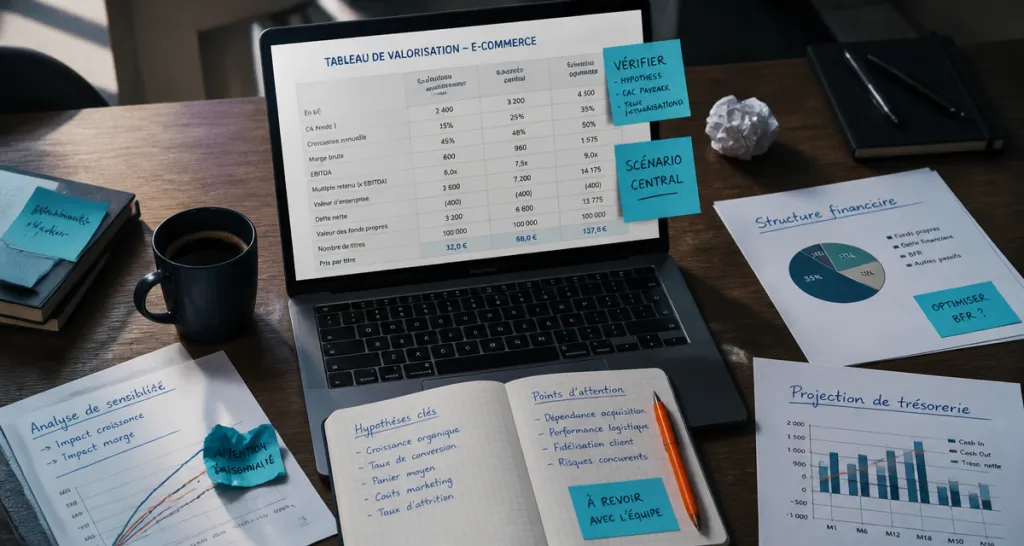 acheter un site e-commerce existant tableau rentabilité
