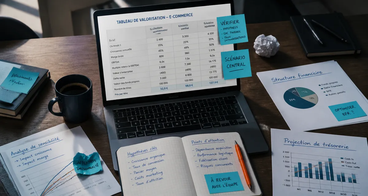acheter un site e-commerce existant tableau rentabilité