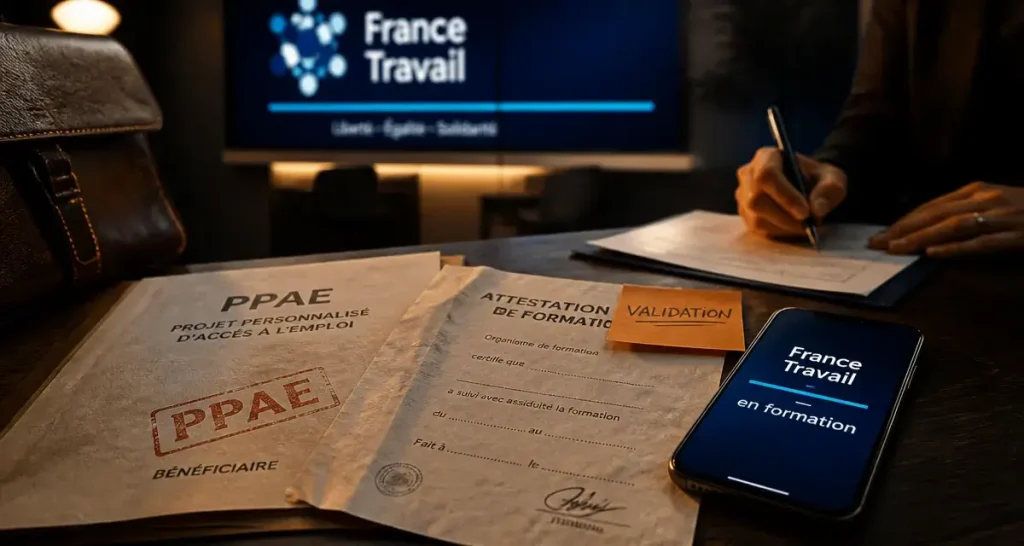 Chomeur en formation : dossier PPAE et inscription France Travail