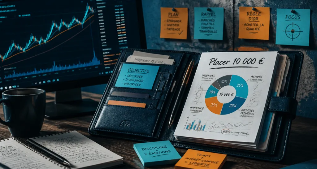 comment investir 10000 euros portefeuille graphique