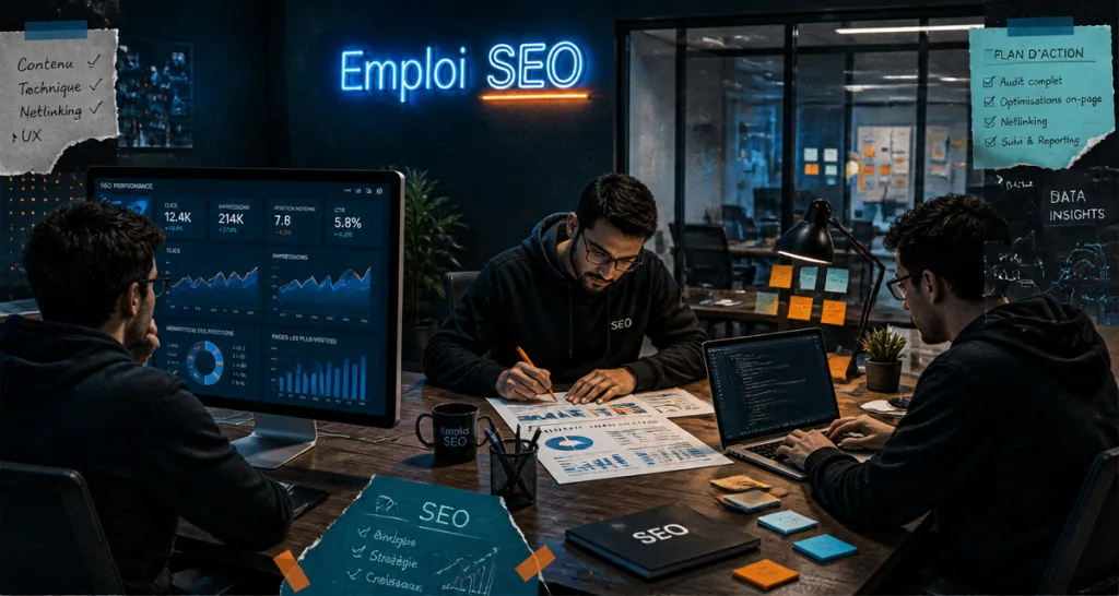 emploi seo trois experts open space