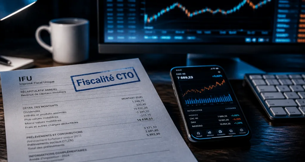 fiscalite cto document ifu sur bureau