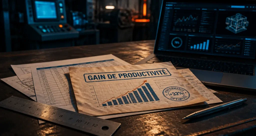 Gain de productivité def : méthodes de calcul et leviers stratégiques, graphiques et calculs