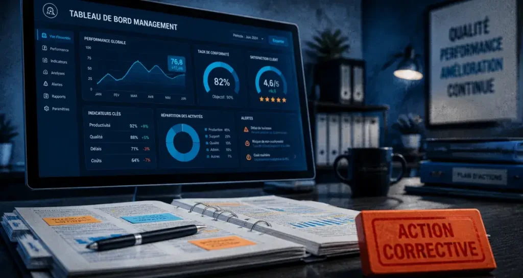 Management tableau de bord pour piloter des objectifs sans se noyer dans les chiffres