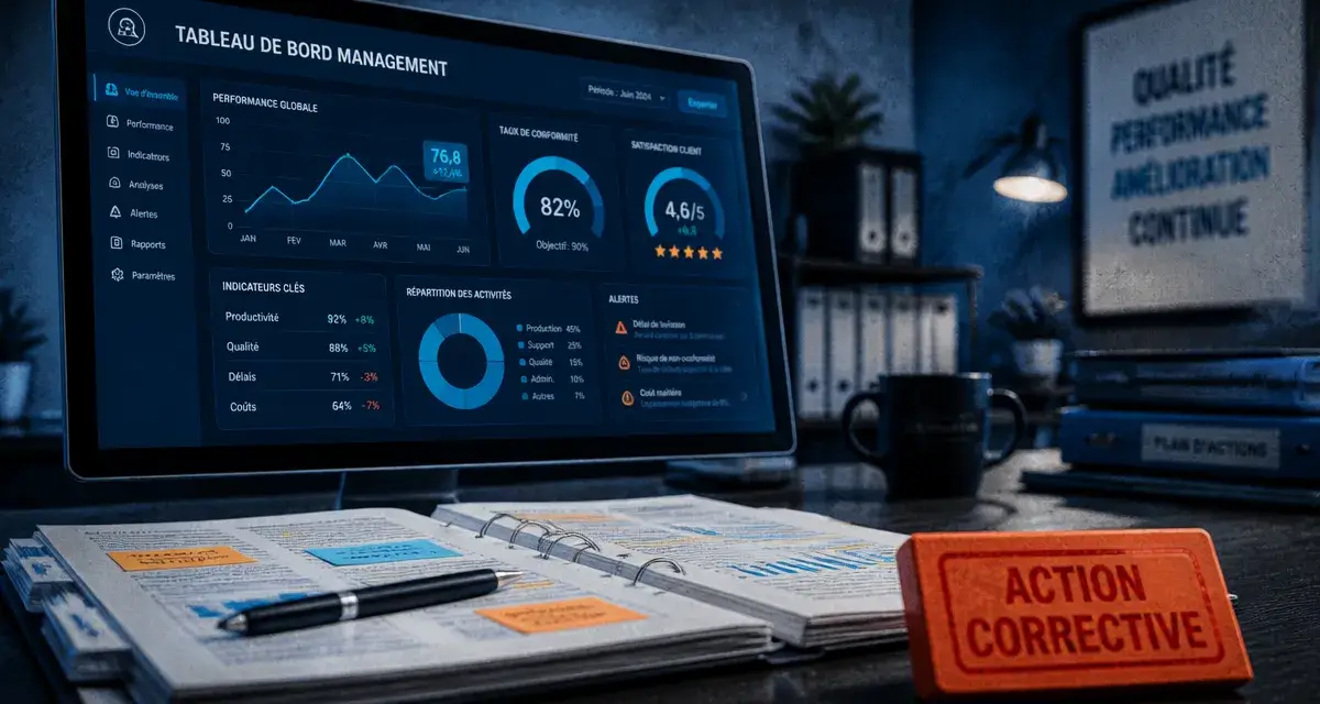 Management tableau de bord pour piloter des objectifs sans se noyer dans les chiffres
