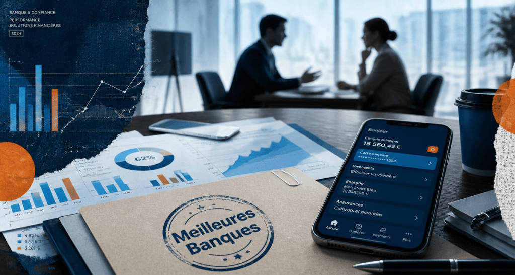 meilleur banque pour placer son argent, agence bancaire moderne