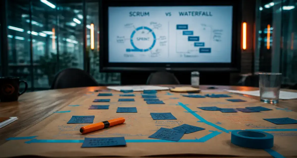Methode gestion de projet : Scrum vs Waterfall pour éviter les retards
