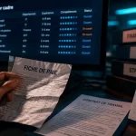Métier cadre : fiche de paie, forfait jours, recrutement sur écran