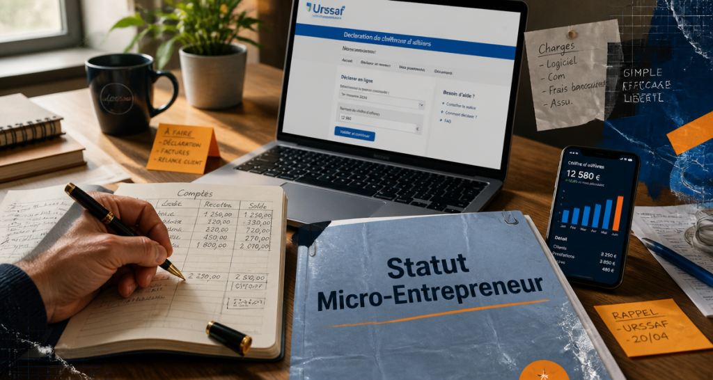 micro entrepreneur ou auto entrepreneur carnet URSSAF