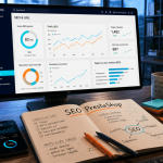 prestashop et référencement interface seo sur écran